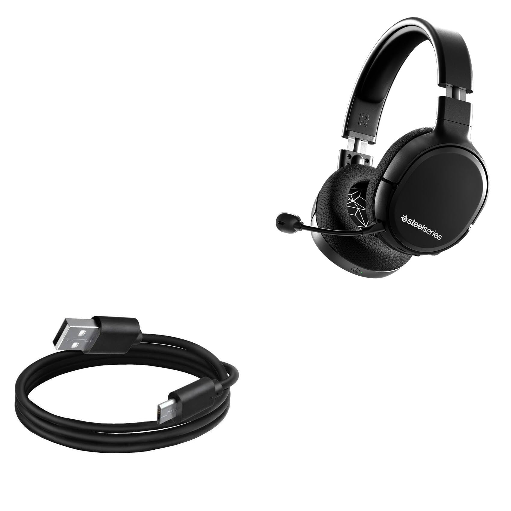Câble Arctis 1 Wireless SteelSeries pour jouer et recharger en simultané BoxWave