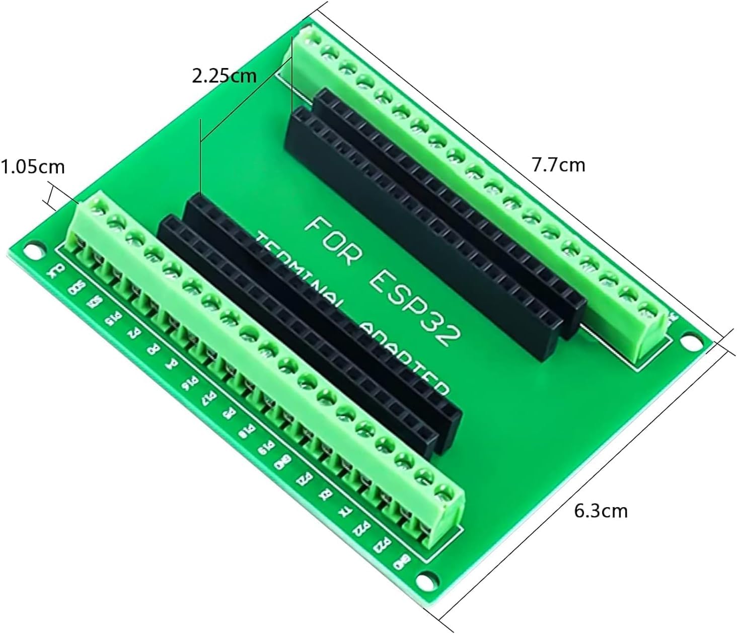 Binghe 2 pezzi ESP schede di espansione, ESP scheda con 38 pin WiFi + Bluetooth 2 in 1 Dual Core CPU a basso consumo energetico compatibile con scheda ESP a 38 pin