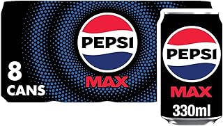 Pepsi Max Cans, 8 x 330ml