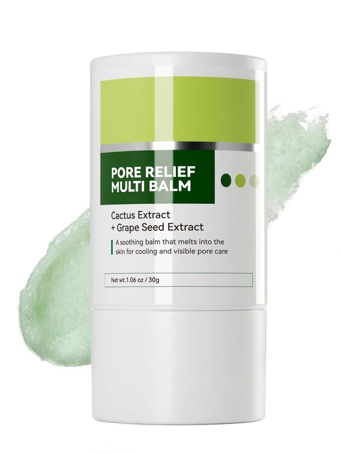 2Pcs Cactus Pore Relief Multi Balm Stick – Cooling Face Balm, Helps Minimize the Look of Pores & Reduce the Appearance of Puffiness, Refreshing Skincare Stick for Face & Neck (2)