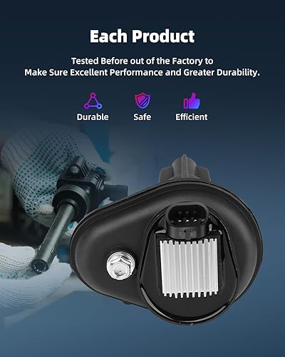 Miniatura 6 de ECCPP UF303 5 bobinas de encendido con 5 bujías de iridio 5019, para Chevrolet, para GMC Olds, para Saab, para Isuzu Trailblazer Envoy Rainer