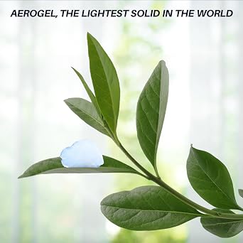 150mL Aerogel, Silica Aerogel Nanoporous Structure, Aerogel Blocks Frozen Smoke for Insulation Material, Education Scientific Research
