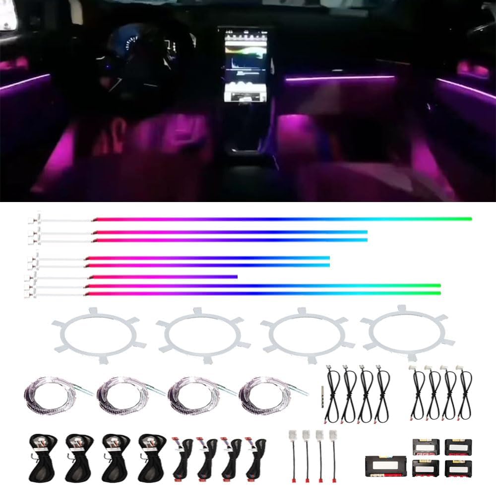 256 Color For 2015-2022 Edge Ambient Lighting Atmosphere Light