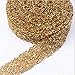 EORTA 1Yard X 3CM Rhinestone Beaded Trim Sparkling Crystal Rhinestone Hotfix Ribbon Iron on Applique Bling Chain Banding Belt for DIY Wedding Bridal Dress Embellishment Phone Wall Decor, Gold