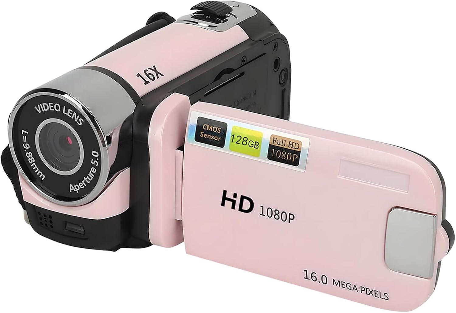 Extended Battery Life Compact Camcorder 720P for Outdoor Indoor Filming Beginner Friendly Video Camera