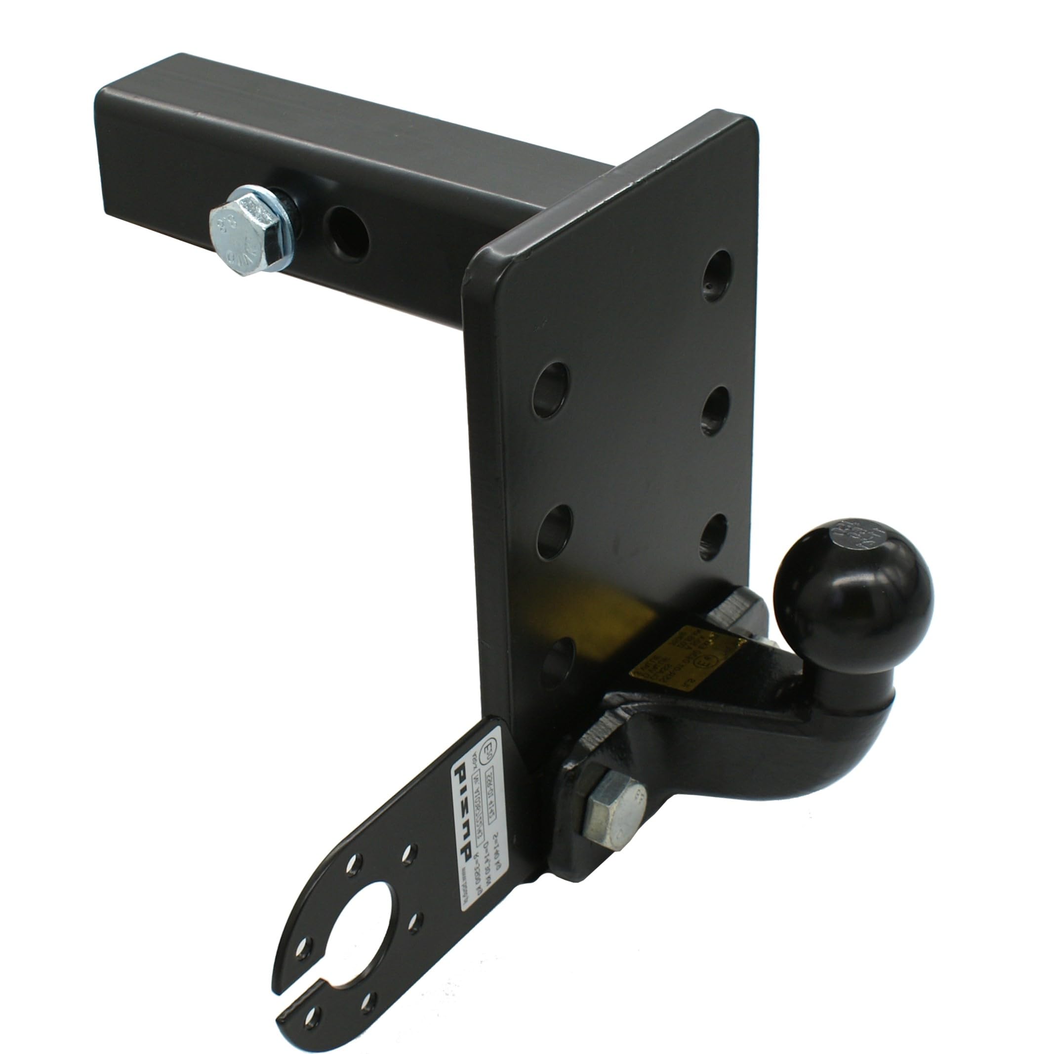 Trekhaak insert 2 met EU-keuring. Hoogte aanpasbaar. - - Votre spécialiste en accessoires pour Jeep Wrangler