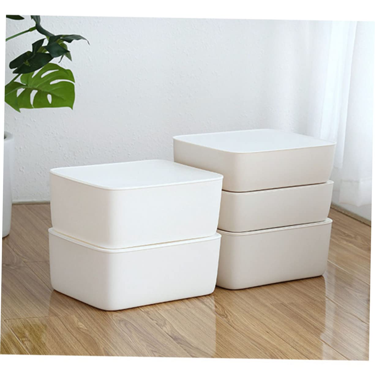 Scatola Organizer per Biancheria Intima con 10 Scomparti Bianca