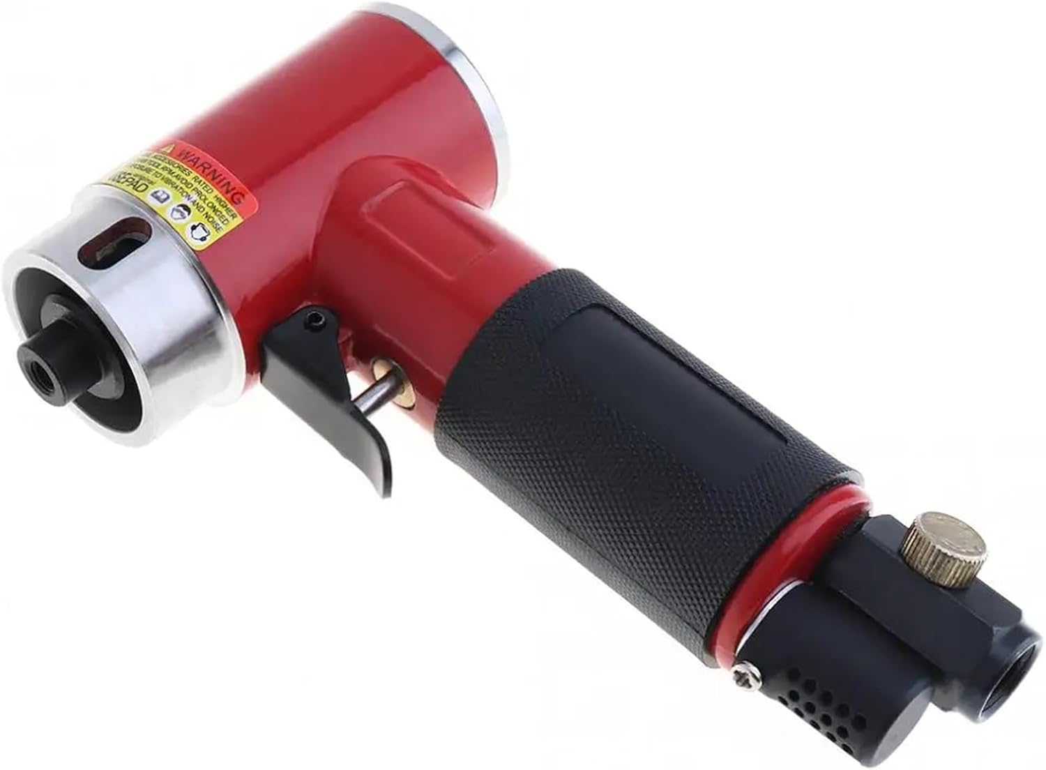 2 Inch Straight Heart High-speed Mini Pneumatic Sanding Machine with Push Switch and Sanding Pad for Polishing