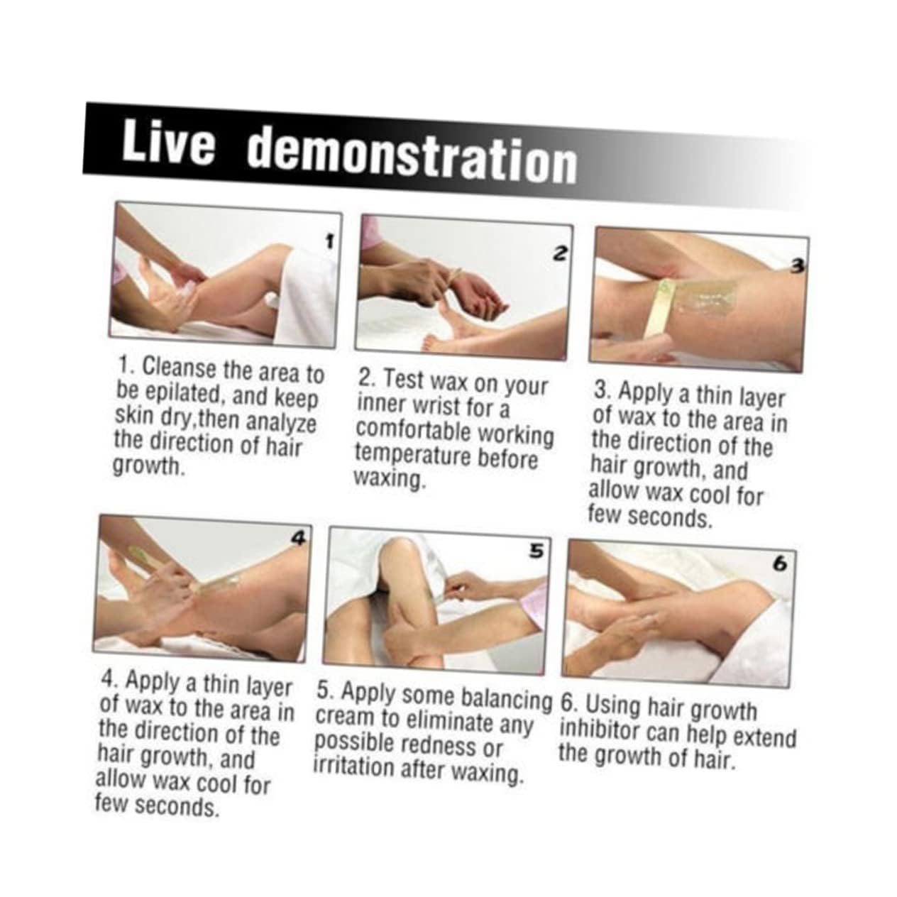 BELLIFFY Painless Hair Removal Beads 100g Hair Removal Wax Pearl No Strips Pink Hard Wax Beans for Women