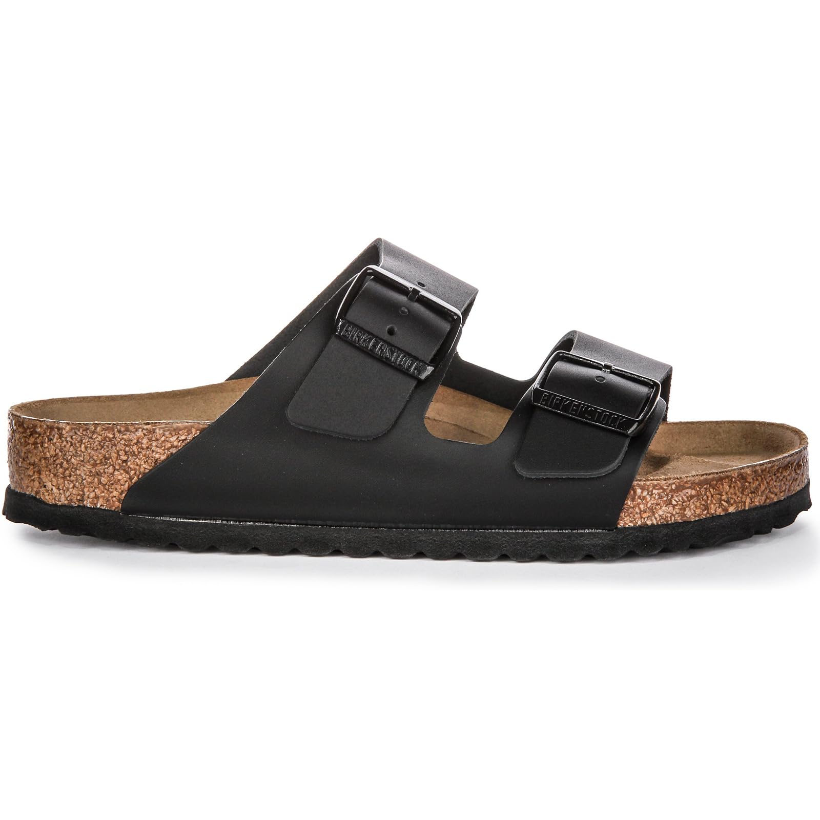 Birkenstock Unisex Arizona Sandal Black Oiled Leather 39 M EU