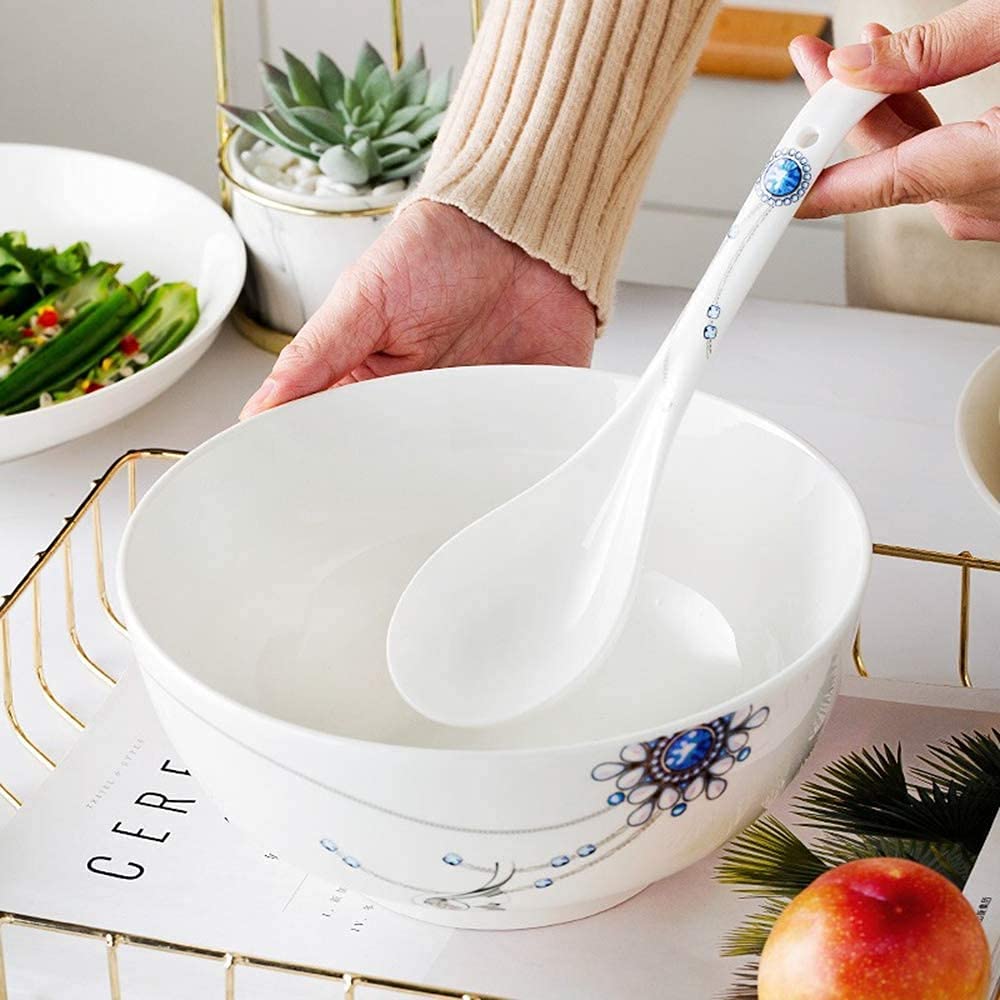 Essteller, luxuriöses Tafelservice für Partys, 36-teiliges Porzellangeschirr-Set – Essteller- und Schüssel-Sets, Keramikgeschirr-Set für 6/8/10 Personen