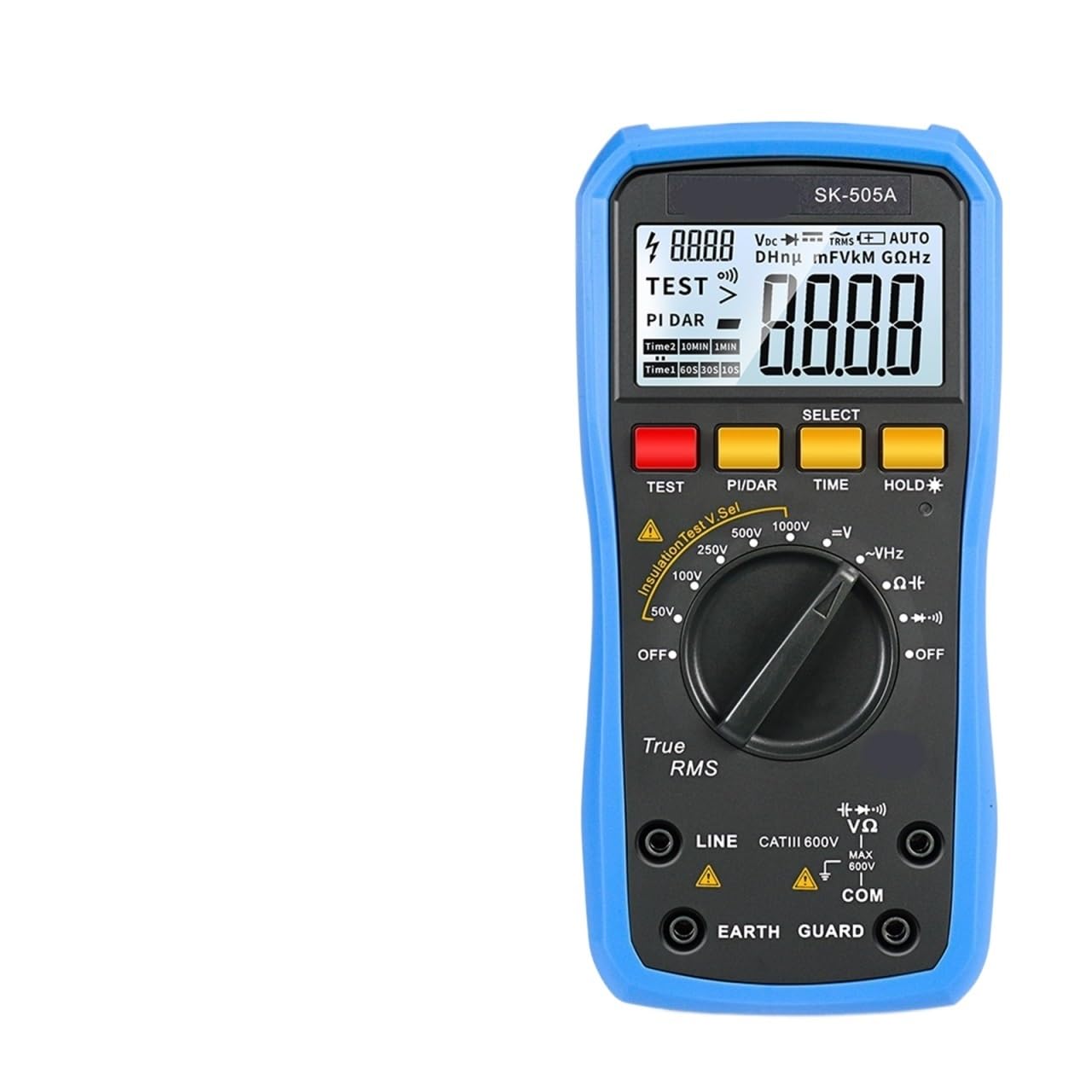 Multimetr Cyfrowy, Tester rezystancji izolacji 2 w 1 – megaomomierz 1000 V, woltomierz, miernik napięcia AC/DC