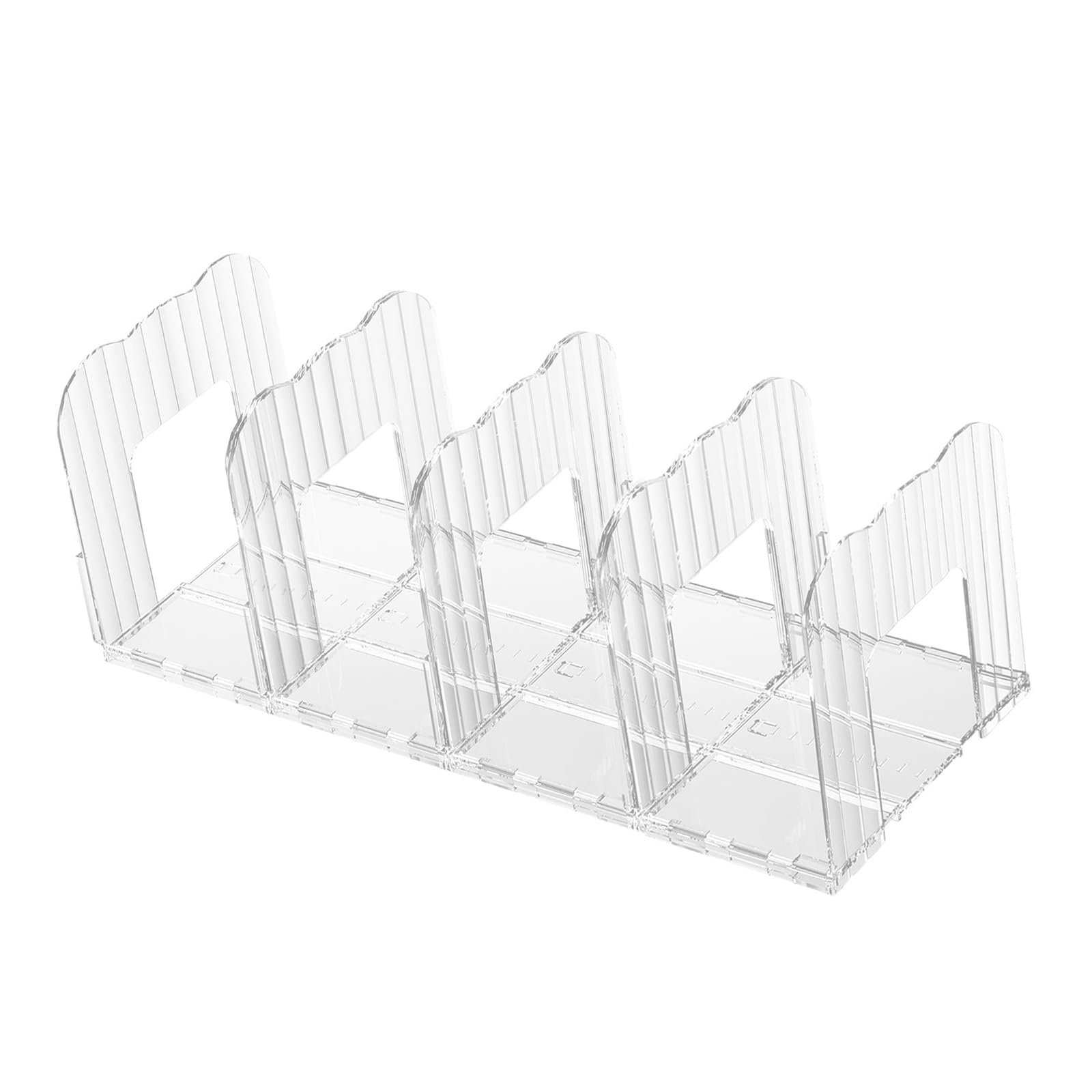 ZEPFJHE Space Saving Book and Handbag Shelf Storage Rack with Multiple Compartments Home Storage Solution Display Stand Portable Bookshelf Rack