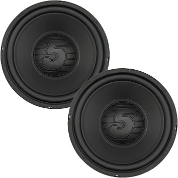 5 CORE Car Subwoofer 10 Inch 300W Pair High Powered Vehicle Component Pro Audio Speaker System 4 Ohm 40 Oz Magnet w/High-Temperature CCAW Voice Coil - WF 10 140 PP 4OHM