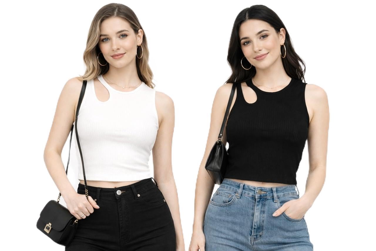 Women's Stylish & Trendy Collection of Cotton Crop Top for Women-picture-32