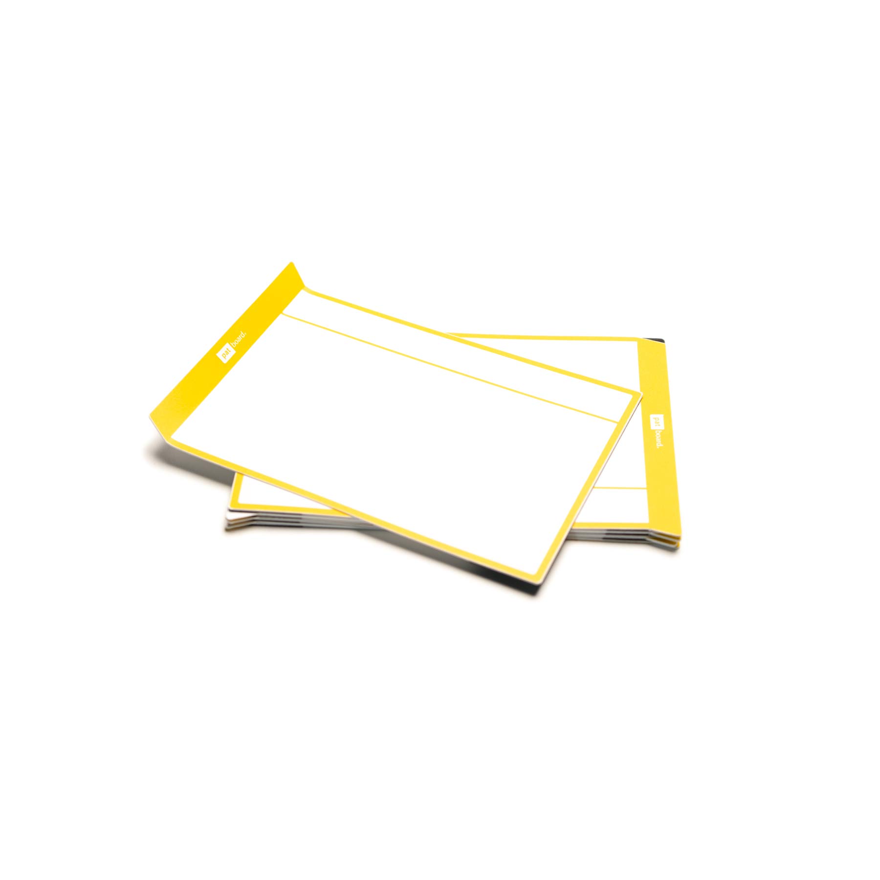 PATboard Tableau Scrum Kanban TASKcards Magnétique 8 Cartes Tâche L Jaune