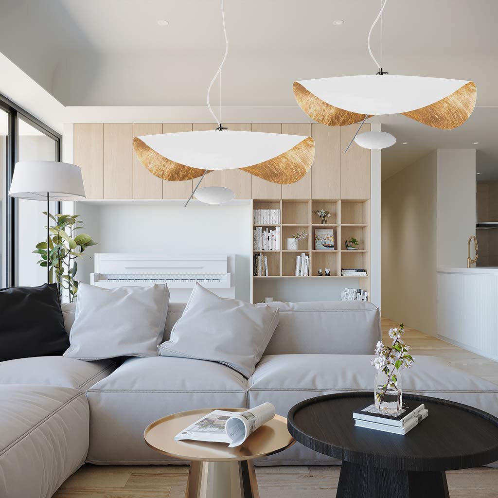LED Hoed Hanglamp Goudfolie Hanglamp Creatieve Hoed Kroonluchter