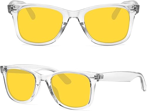 Vista 3 de MEETSUN Lentes de sol polarizados para mujeres y hombres, clásicos, retro, con marco cuadrado, para conducir, modernos, protección UV