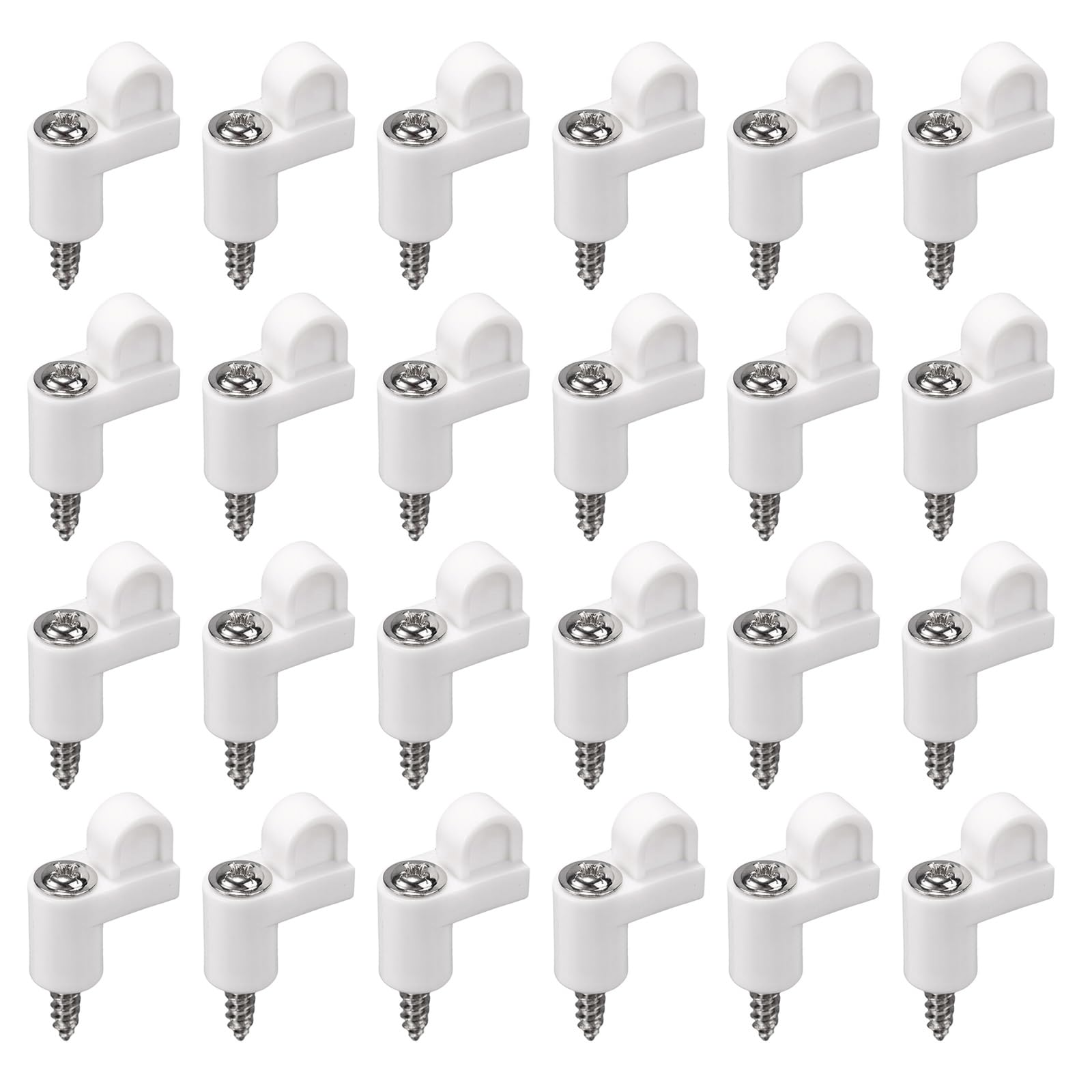 of 24 Strong Nylon Window Screen Clip & Metal Screws Strong Window Screen Fasteners for Secure Installation Weatherproof Clip