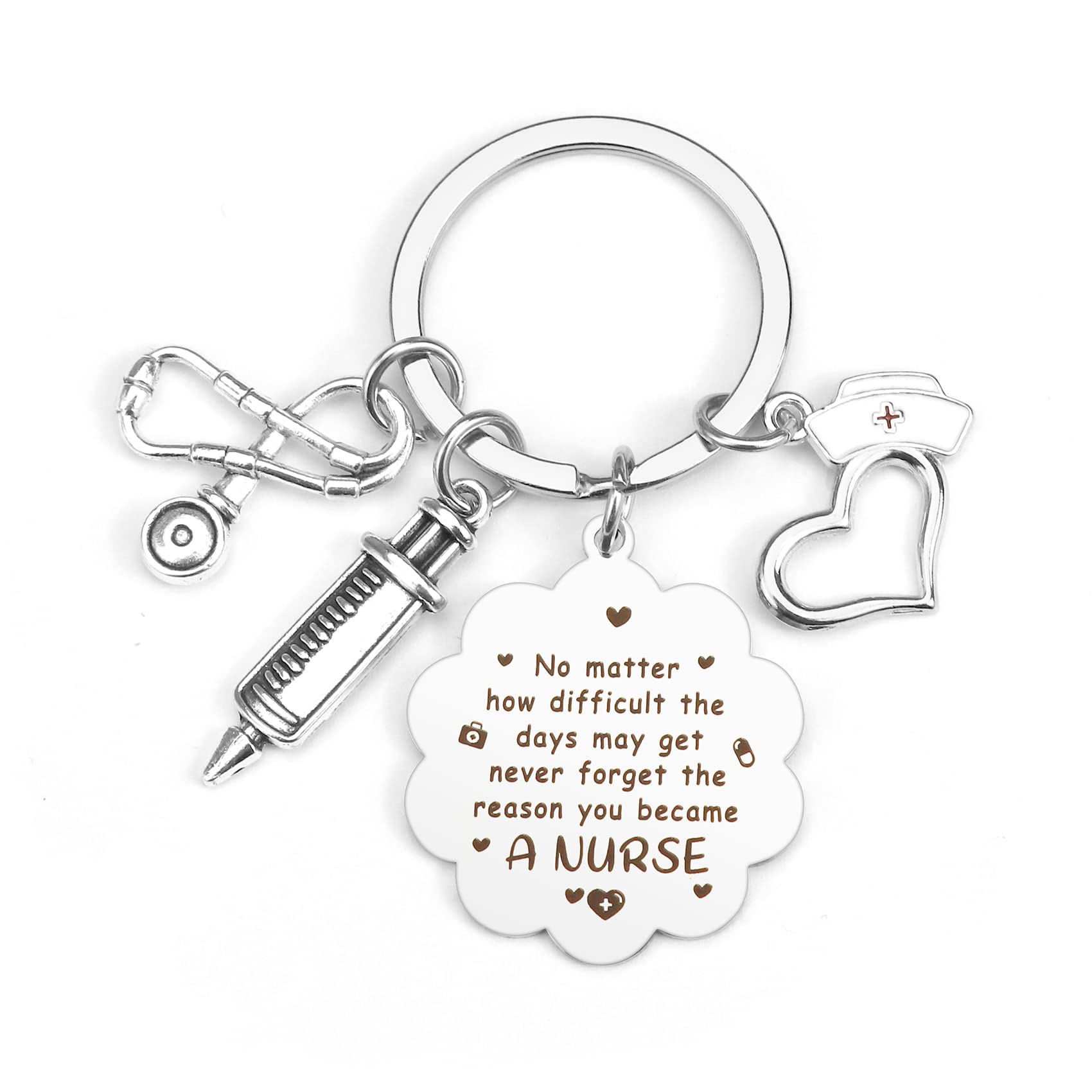 Dayofun Nurse Gifts for Women Nurse Keychain Nurse Appreciation Gifts Graduation Presents for Nurses Practitioner