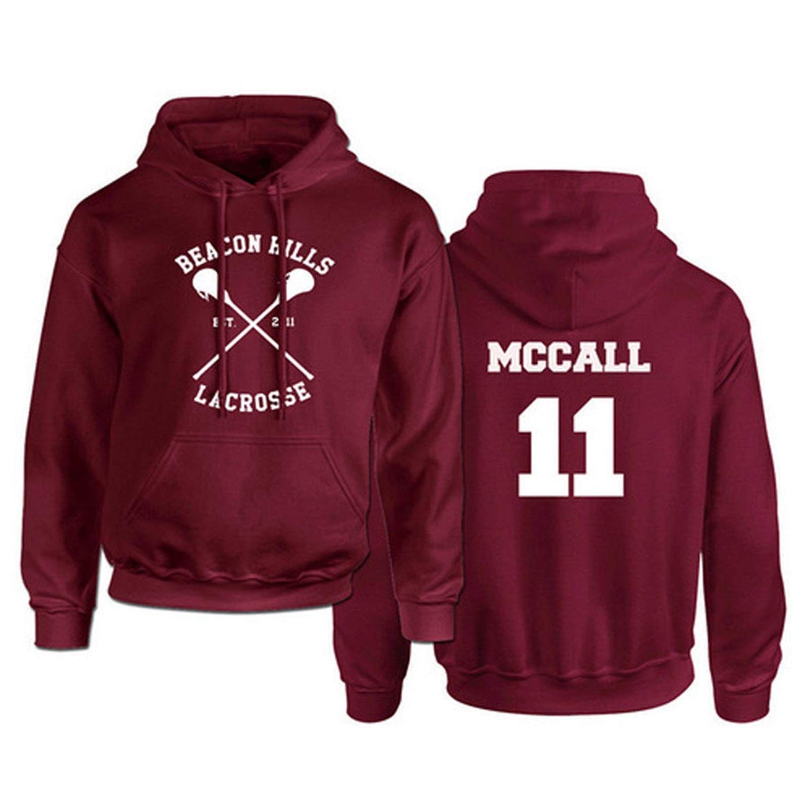 Rpaio Hoodie Sweatshirt T-shirt Teen Hoodie Men McCall 11 Lacrosse Stilinski 24 Lahey 14 Print Pullover Mens Hoddies Red Hood Sweatshirts Women Anime Hoodie Sweatshirt Beacon Hills Hoodie Teen Wolf Mc