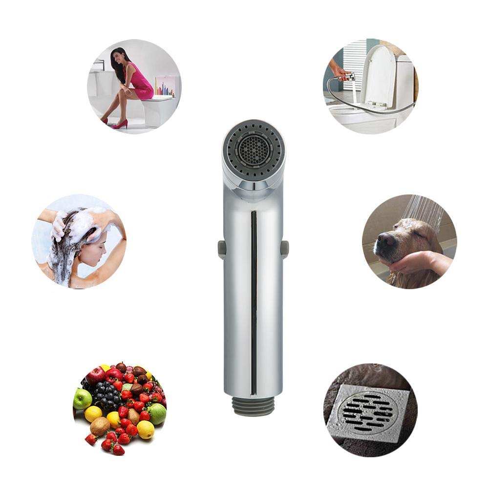 Doccetta per bidet Spruzzatore a Pressione Regolabile per doccetta per Bidet con doccetta con Kit Spray ABS per Bidet