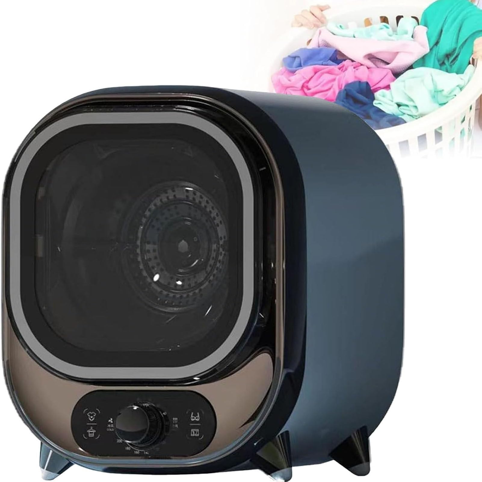 Mini suszarka do ubrań 300 W przenośna suszarka wirowa ElectroplatedBrown