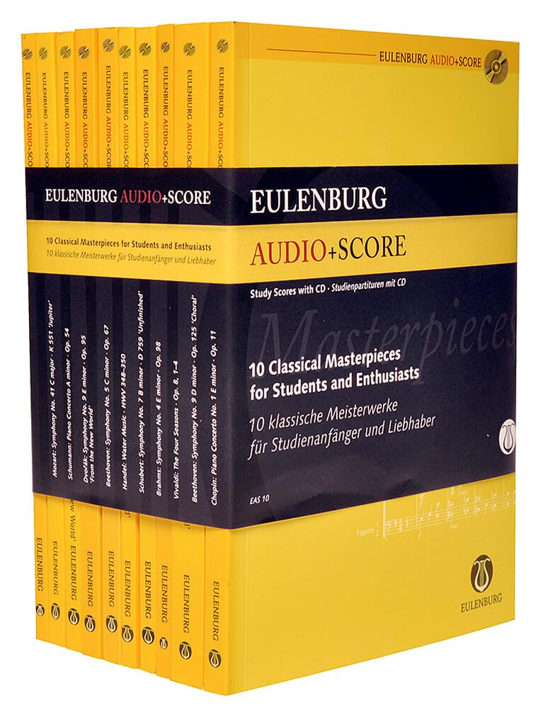 10 klassische Meisterwerke für Studienanfänger und Liebhaber: Orchester. Paket. (Eulenburg Audio+Score)