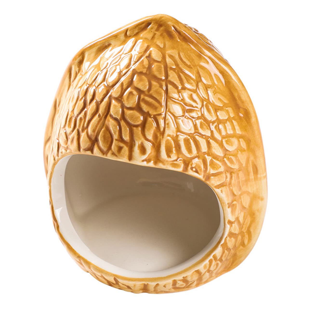 Ipetboom Dibujos Animados Nido de cerámica para hámster Cama de Guinea casa de Chinchilla de Ceramica decoración casa de hámster Decorativa escondite de hámster doméstico Familiar Decorar