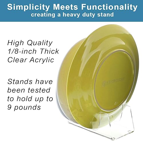 Miniatura 4 de OnFireGuy Soporte de exhibición de vajilla de 3 niveles para platos de utensilios de cocina Platos China Display Rack Place Setting Holder