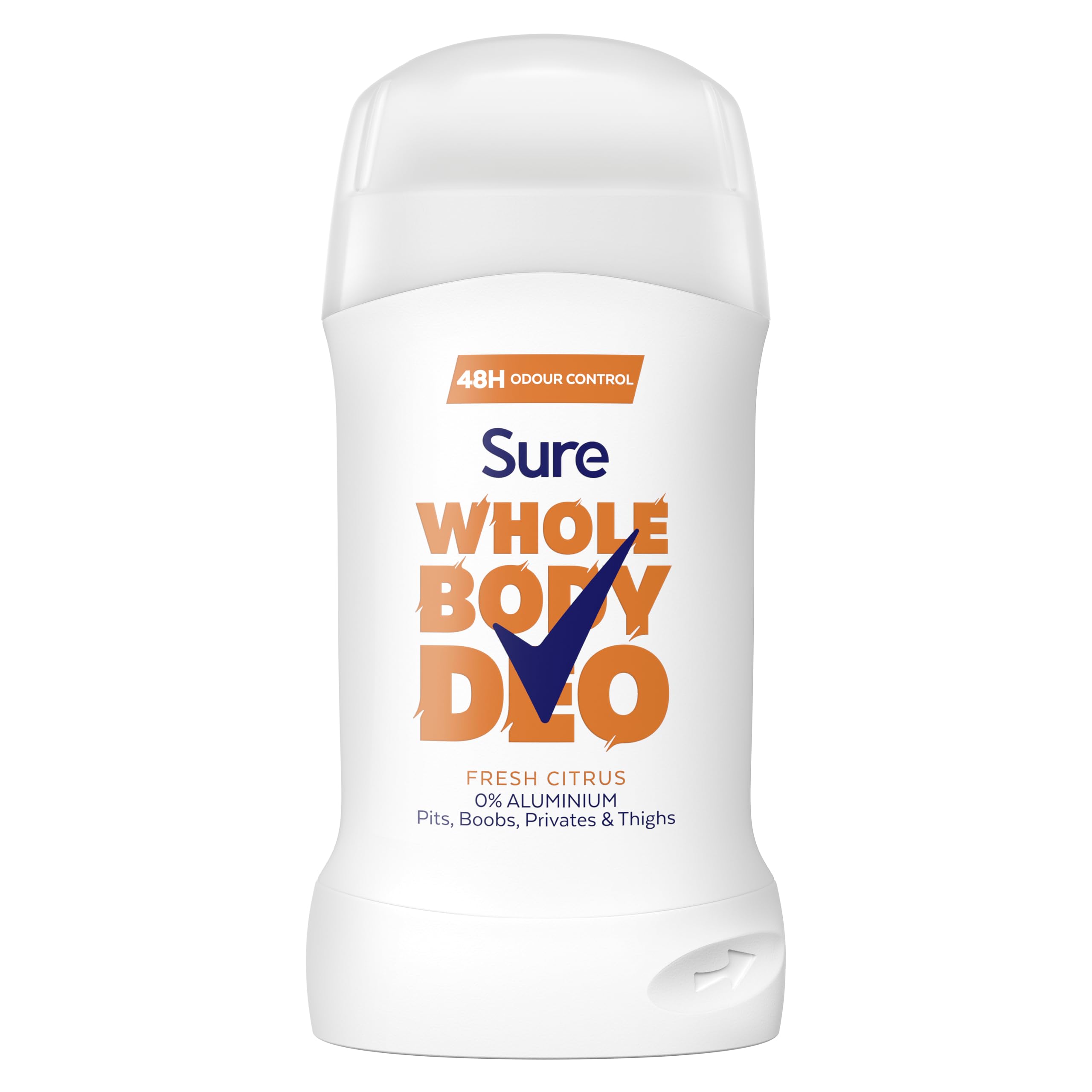 Women Fresh Citrus Whole Body All Over Body Deodorant Stick with a fresh & airy fragrance and 48 hour odour control 50ml