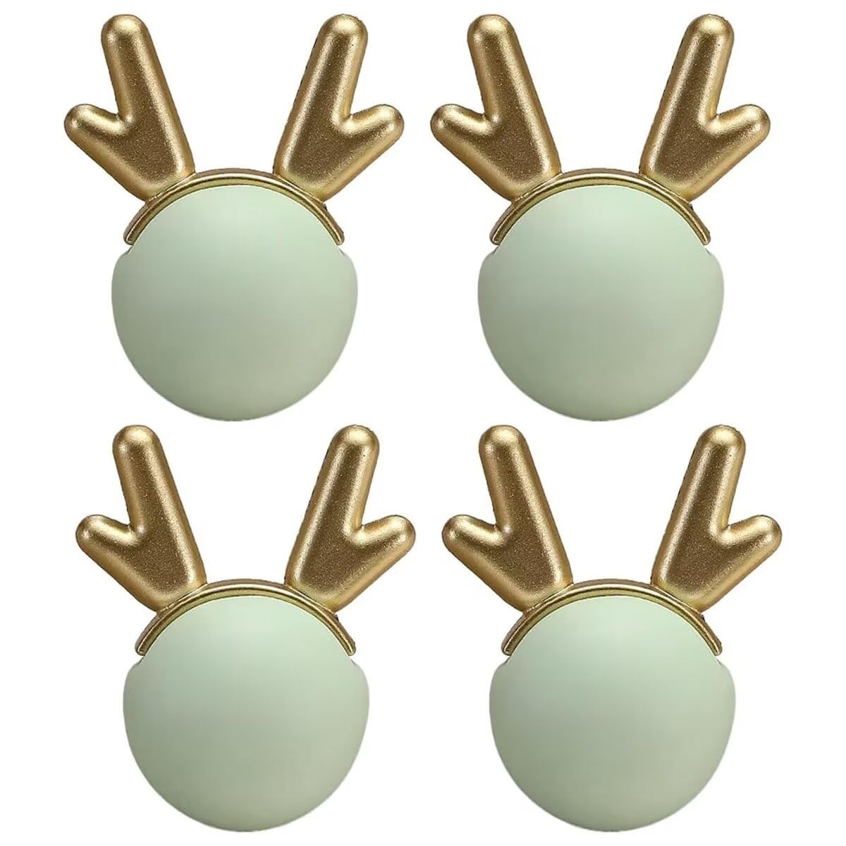 Manijas para gabinete, Juego de 4, Forma de Loong Verde, manijas de cerámica para cajón de Armario, manijas para Puerta de Armario, herrajes para cajón de guardería para decoración