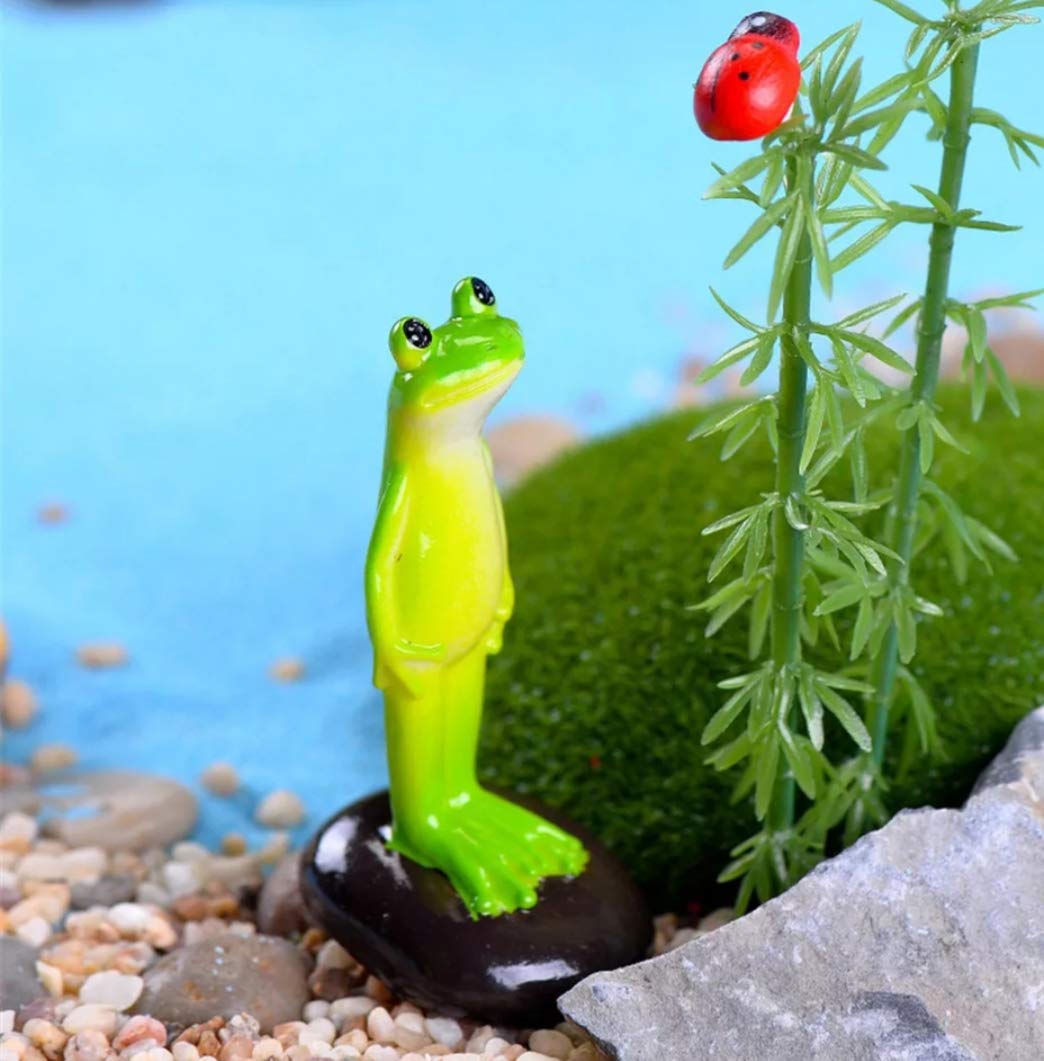 Bloom Bagicha Standing Frog for Tray Gardening/Fairy Garden/Terrariums/Landscaping/Craft Model Work/Plant Decoration (B083SSSKP1) Amazon Price History, Amazon Price Tracker