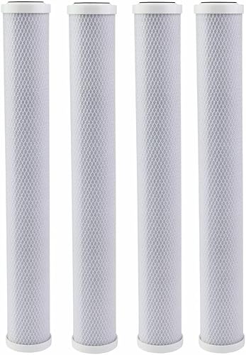 Miniatura 2 de IPW Industries, Inc. - Cartuchos de repuesto OptiPure (CTOS-20) - Filtros de bloque de carbono de 20 pulgadas para filtro de agua y configuración de