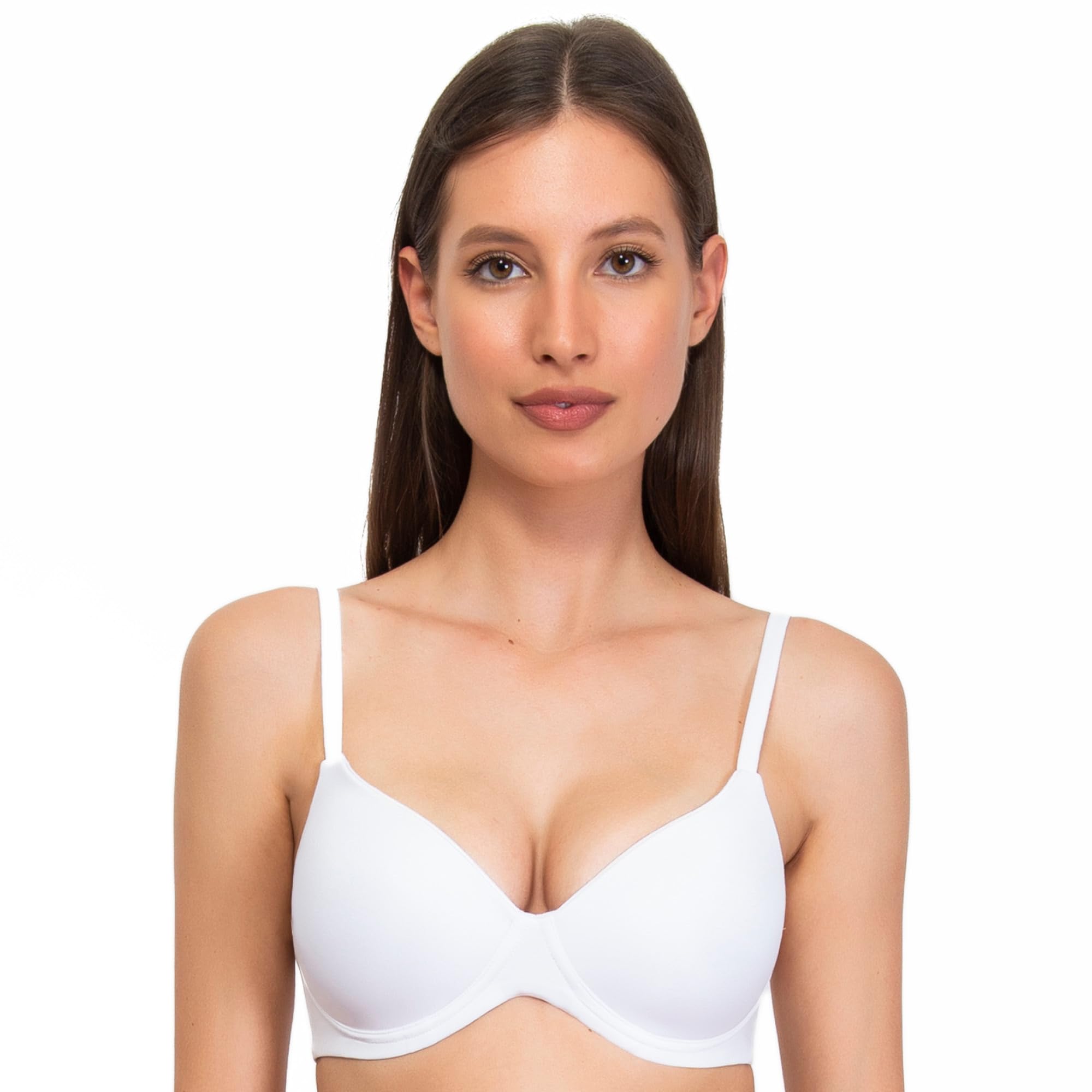 SÌèLEI, Reggiseno con Coppe Graduate, Realizzato in Morbida Microfibra, con Finiture Invisibili e Senza Ferretto, Designed in Italy