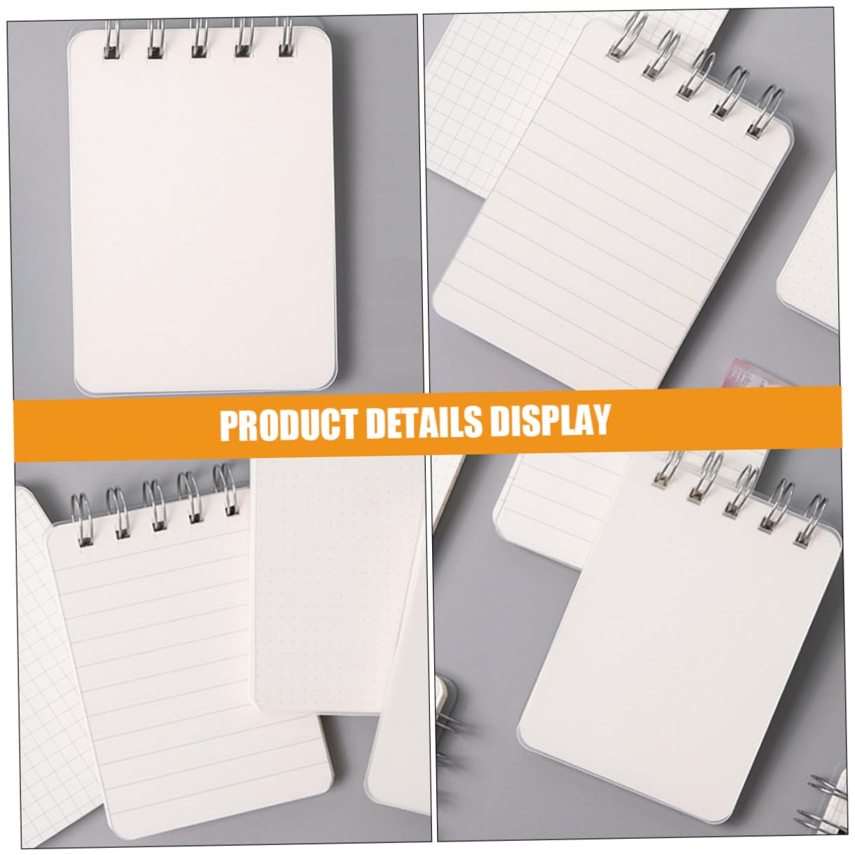 Artibetter 5 Ensembles Mini Ordinateur Portable Portable École Gouverné Cahiers Mignons Plaine Joli Cahier Cahiers À Spirale Cahiers Et Journaux Mini Cahier Doublé Blanche Le Fer 4 Pièces * 5