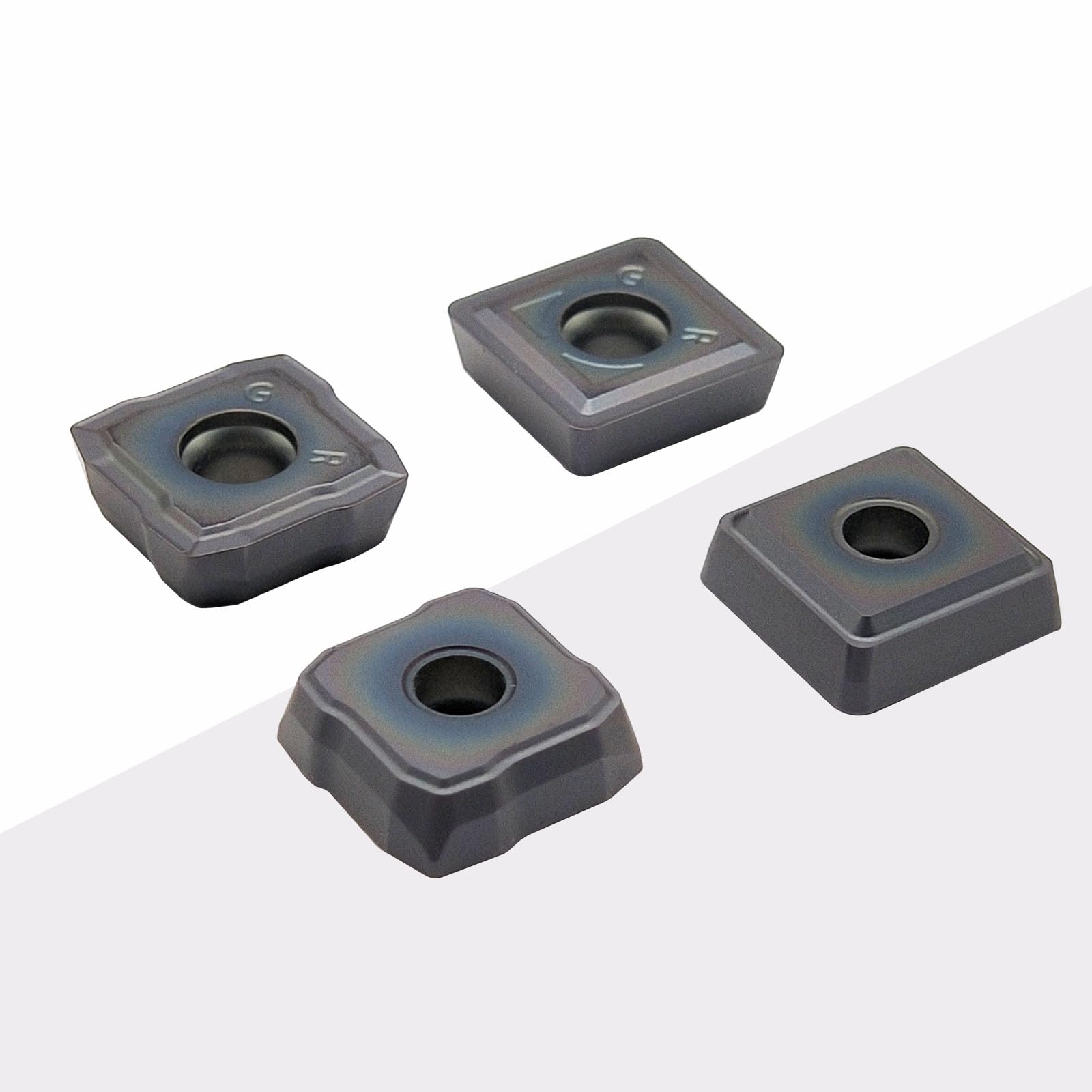 20-częściowy zestaw płyt z twardego metalu SCGX05/SPGX05 do wierteł z twardego metalu do wierteł z serii 880 (SCGX050305-GR+SPGX050305-GR)