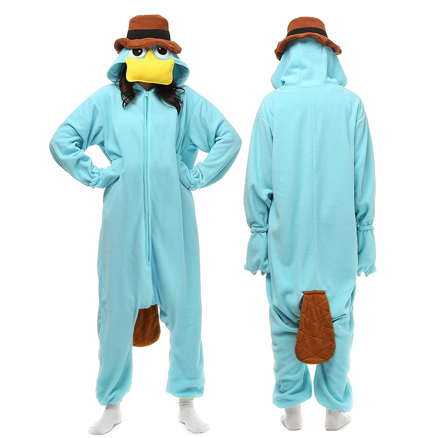 LBJR Pigiamone Animali Pigiama Intero Costume di Cosplay Party Halloween Carnevale Animali Pigiama