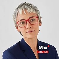 Vista 6 de B + D Reading glasses - Brand Max Readers - Material frame and temple: PC - Temples with flex Unisex