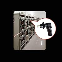 Vista 5 de 1 juego de conectores de almacenamiento de energía de batería, 200 A 50 mm² de alta corriente, terminal de enchufe rápido negro de ángulo recto