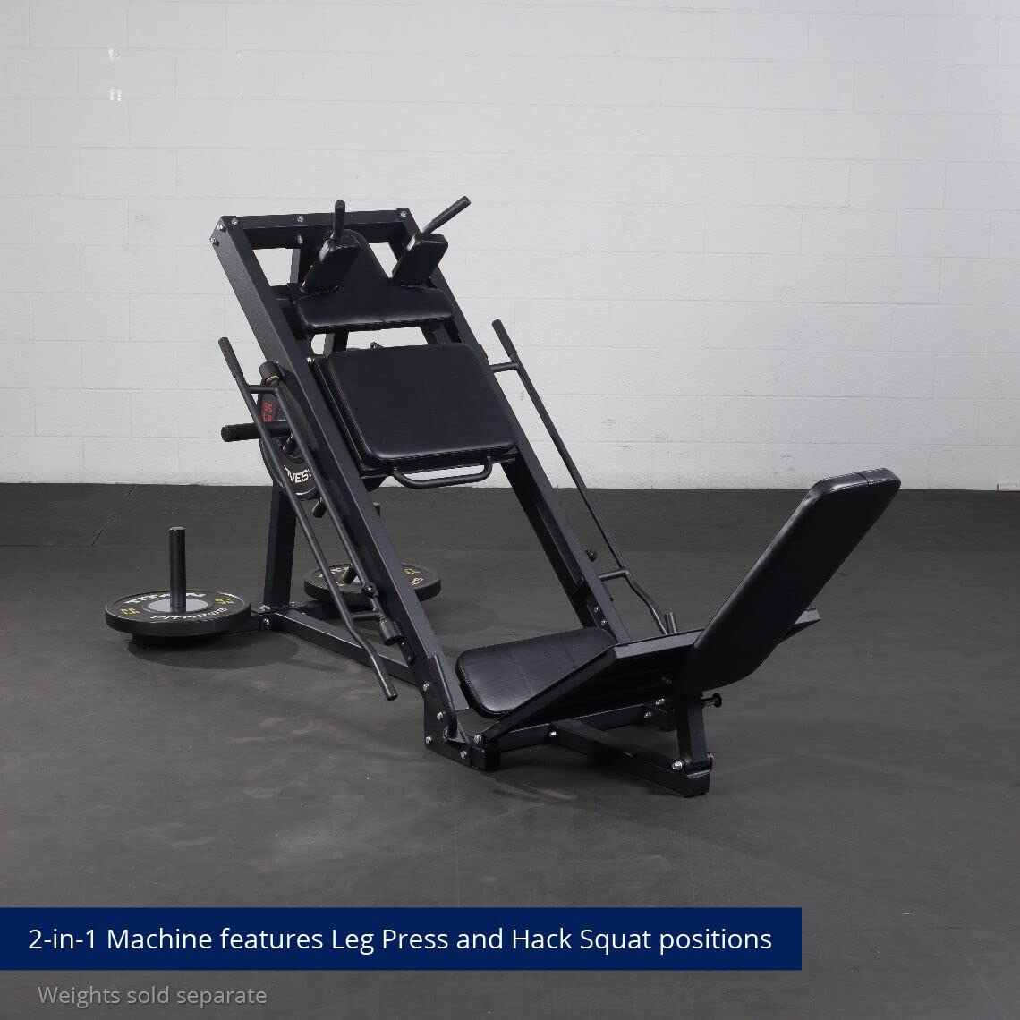Titan Fitness PlateLoaded Linear Leg Press and Hack Squat Machine