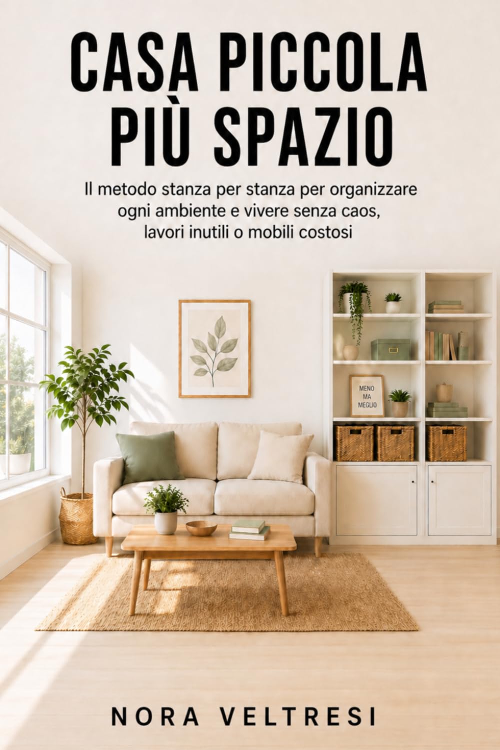 Casa piccola, più spazio: Il metodo stanza per stanza per organizzare ogni ambiente e vivere senza caos, lavori inutili o mobili costosi