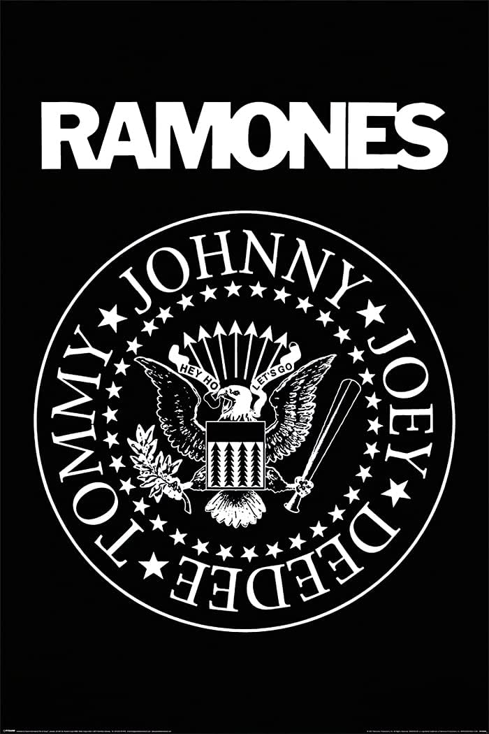 The Ramones - Music Poster (Band Logo) (Size: 24" x 36")