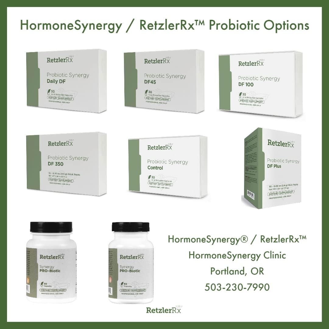 Probiotic Synergy 100 Billion | 30 Acid Resistant DRCaps | Lactobacillus Acidophilus La-14, Lactobacillus Plantarum Lp-115, Bifidobacterium Longum Bl-05, HOWARU Bifido HN019