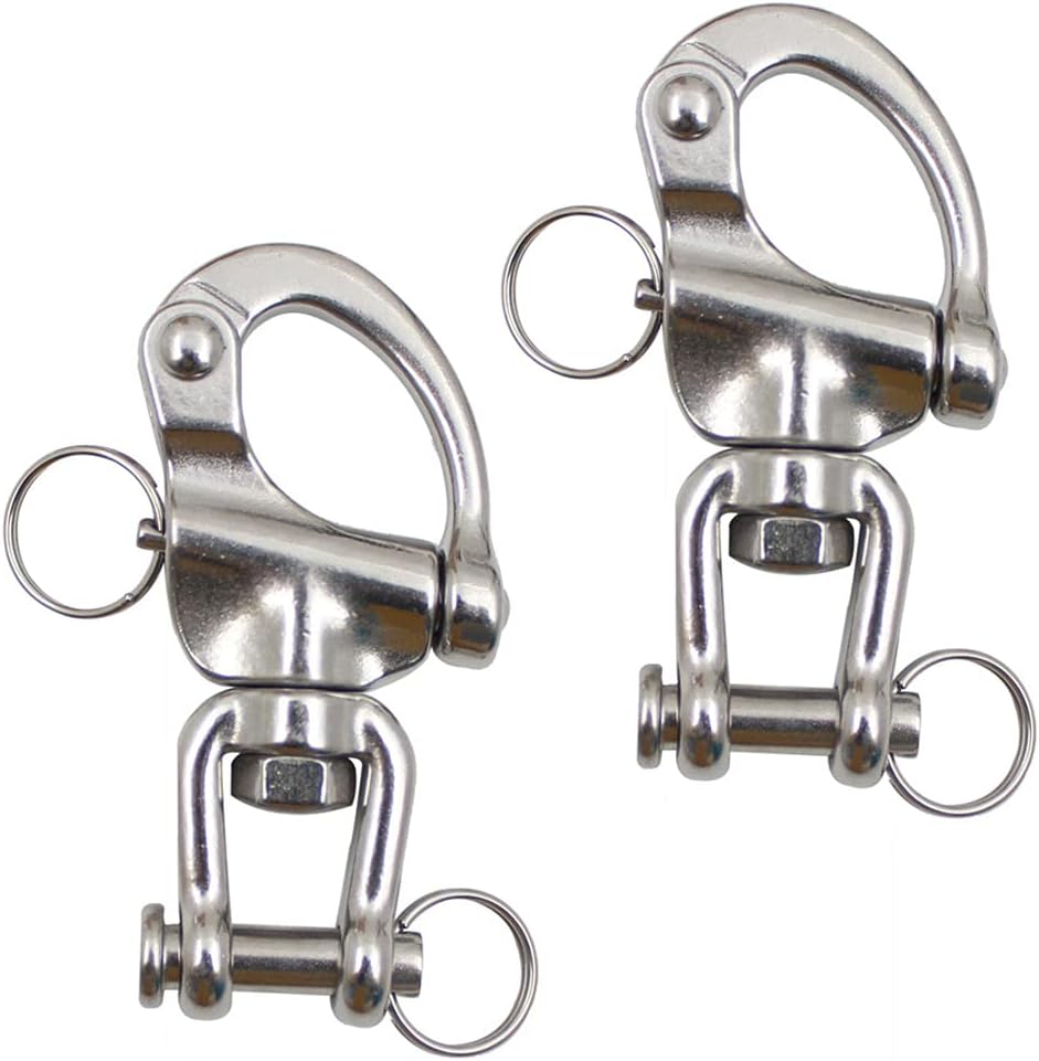 Richwits Sailing Boat Stainless Steel Quick Release Swivel Snap Shackle - View #4