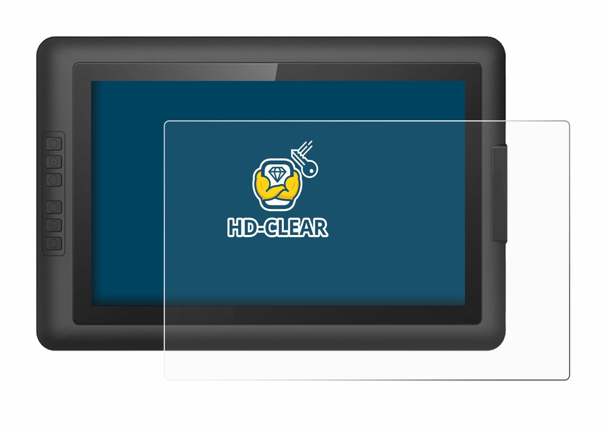 atFoliX 2x Displayfolie für XP-PEN Artist 24 Schutzfolie matt&stoßfest