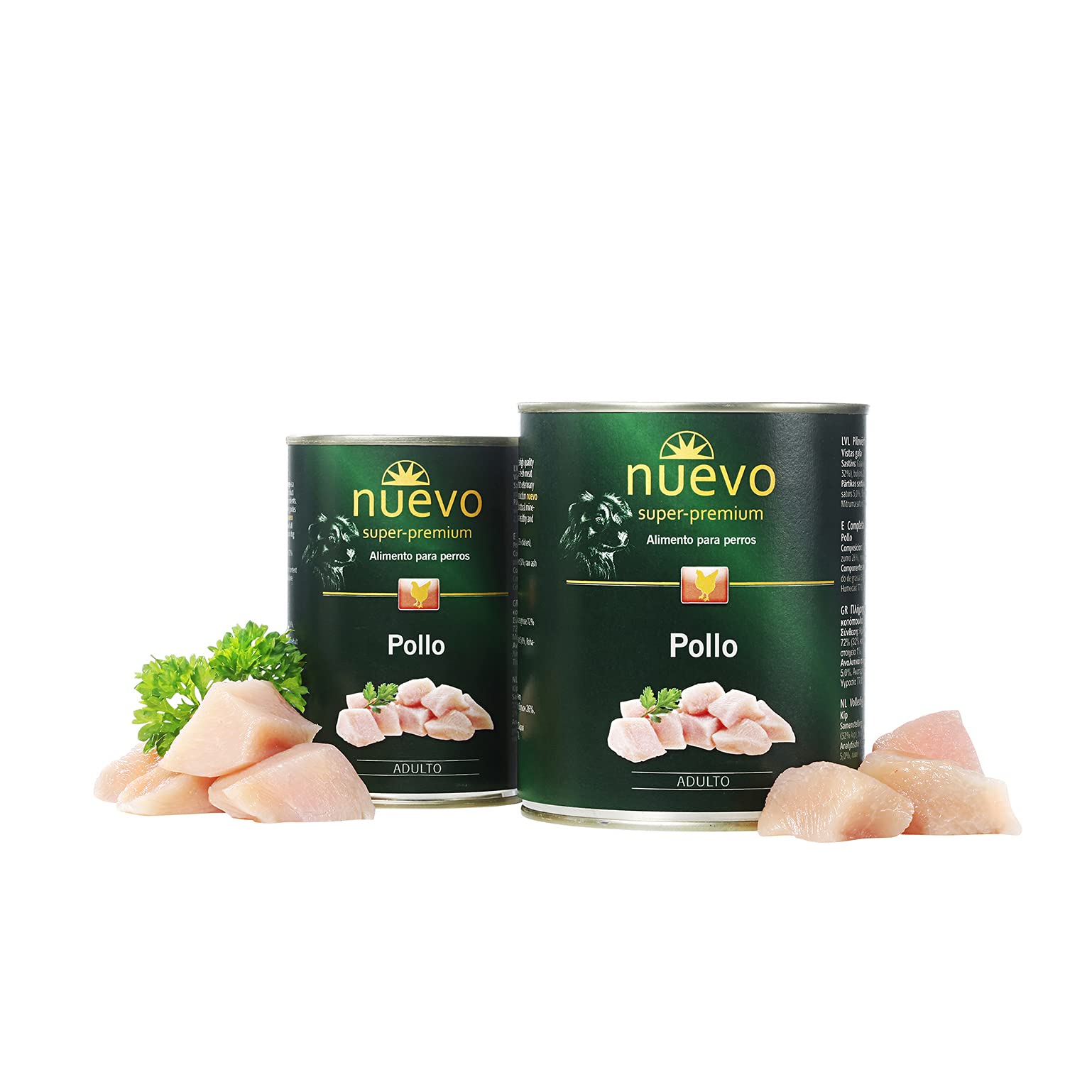NUEVO Lata Perro ADULTO: Pollo, 400 g, Perro