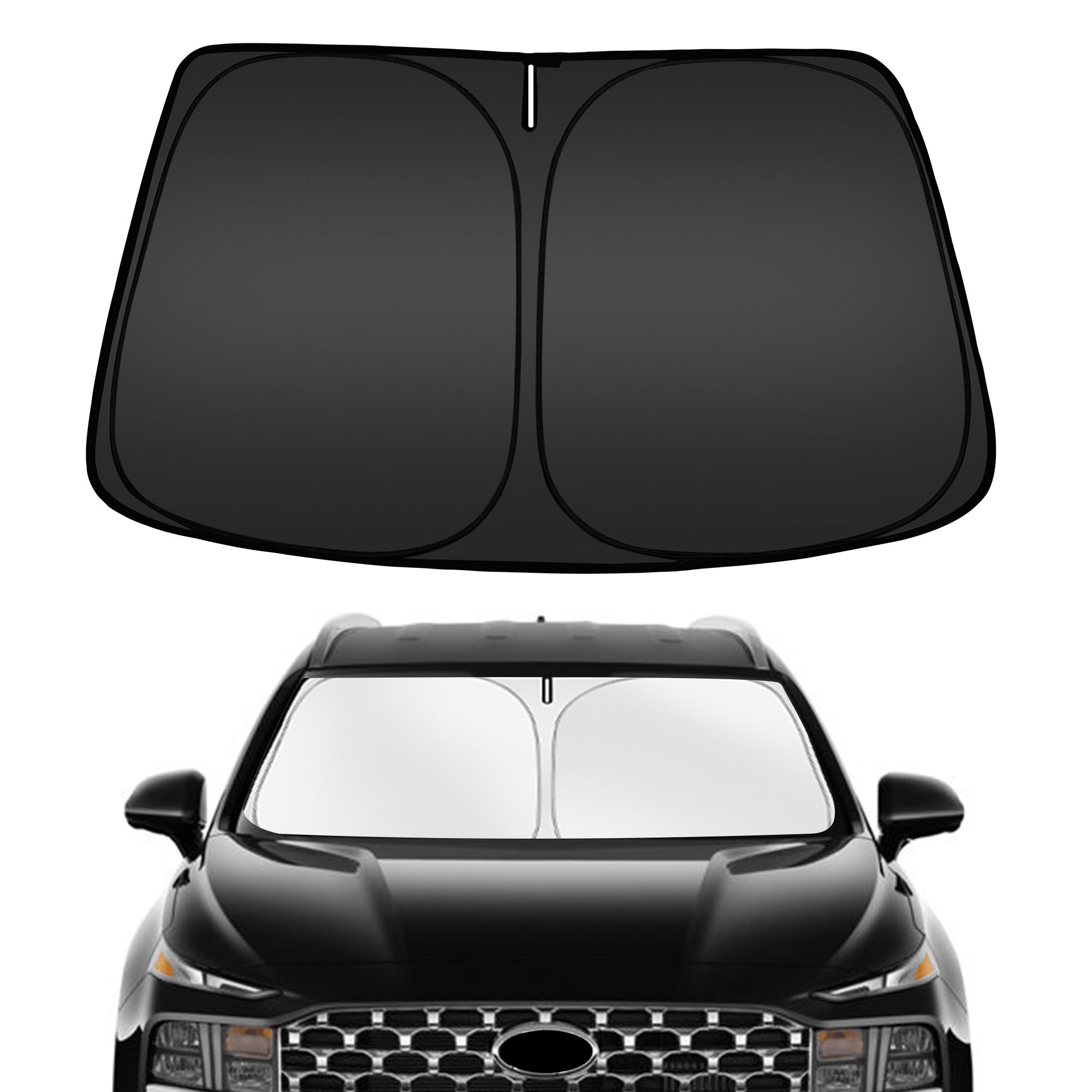 ARISMOTOR Windshield Sun Shade for Hyundai Santa Fe 2019-2026