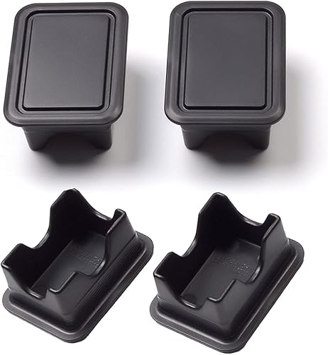 Miniatura 5 de CDEFG Fundas de bolsillo de estaca para riel de cama para RAM 1500 2019 2020 2021 Pickup Truck Bed Rail Stake Hole Caps Stake Pocket Plugs, 2