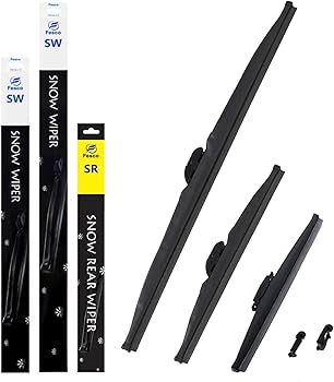 Amazon | 冬用 (雪用) スノーワイパーブレード フロント・リアセット